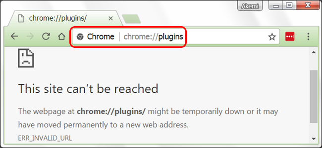 remove google chrome plugins